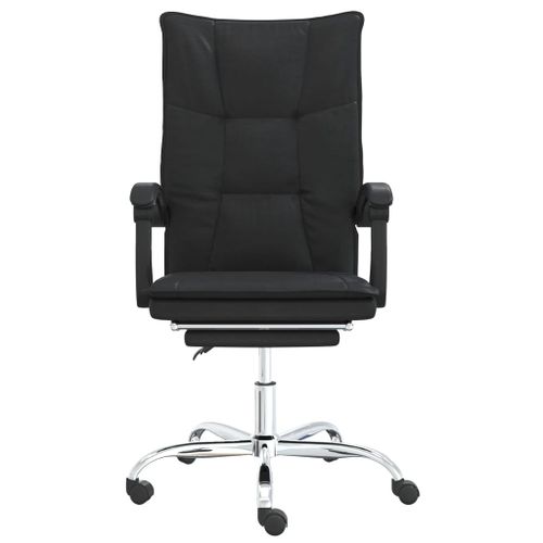 Fauteuil inclinable de bureau Noir Similicuir - Photo n°3; ?>