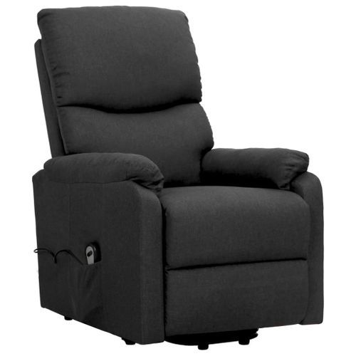 Fauteuil inclinable Gris foncé Tissu Verka - Photo n°3; ?>