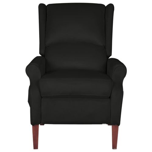 Fauteuil inclinable Noir Velours 2 - Photo n°3; ?>