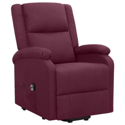 Fauteuil inclinable Violet Tissu 23 - Photo n°3; ?>