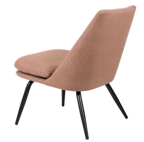 Fauteuil Mory - Confort moderne en tissu avec pieds métal noir - Photo n°3; ?>