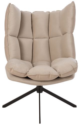 Fauteuil relax avec coussin beige Azia - Photo n°2; ?>