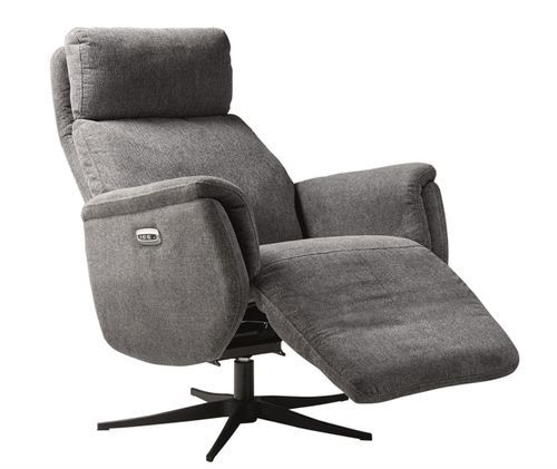 Fauteuil relax électrique 2 moteurs en tissu Kazere - Photo n°2; ?>