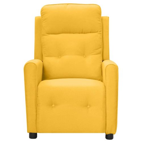 Fauteuil releveur inclinable Jaune Tissu 3 - Photo n°3; ?>