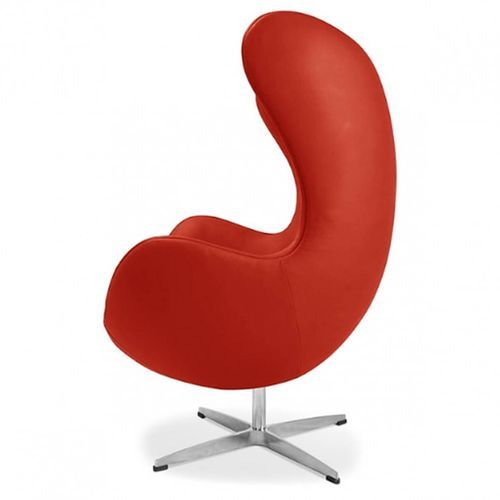 Fauteuil simili cuir rouge Ego - Photo n°3; ?>