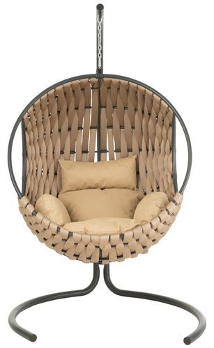 Fauteuil Suspendu Avec Coussin Métal Beige Pona 22 Fauteuil suspendu avec coussin métal beige Pona - Photo n°2; ?>