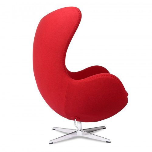 Fauteuil tissu rouge Ego - Photo n°3; ?>