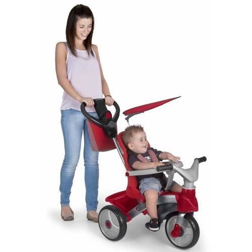 FEBER - Tricycle Baby Trike Easy Evolution - Rouge - Photo n°3; ?>