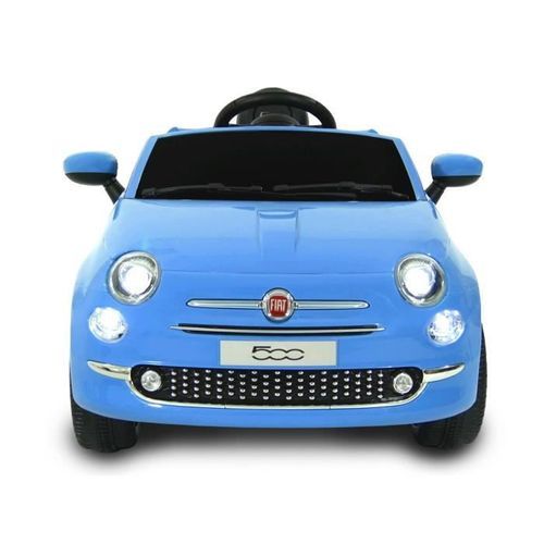 FIAT 500 Voiture électrique enfant - 12V - Bleu - Photo n°2; ?>