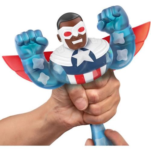 Figurine 11 cm - MOOSE TOYS - Sam Wilson - Captain America - Goo jit - Photo n°3; ?>