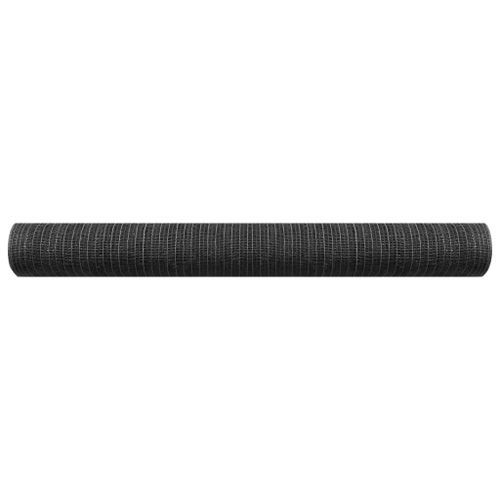 Filet brise-vue Anthracite 1,2x10 m PEHD 75 g/m² - Photo n°3; ?>