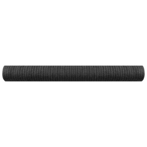 Filet brise-vue Anthracite 1,5x50 m PEHD 75 g/m² - Photo n°3; ?>