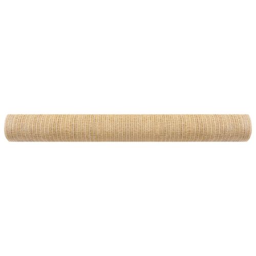 Filet brise-vue Beige 1,2x50 m PEHD 150 g/m² - Photo n°3; ?>