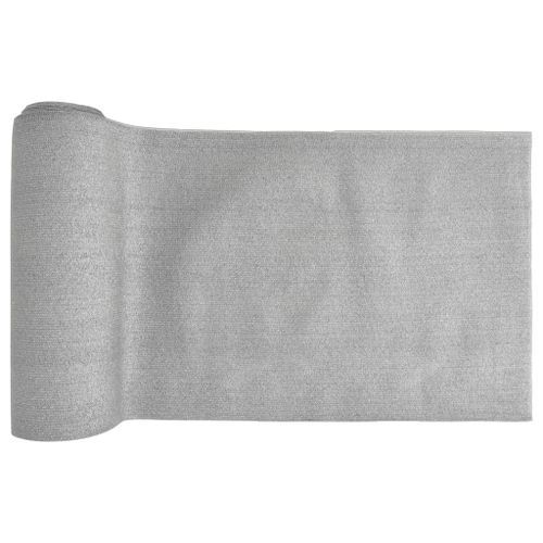 Filet brise-vue gris clair 1,2x10 m PEHD 195 g/m² - Photo n°2; ?>