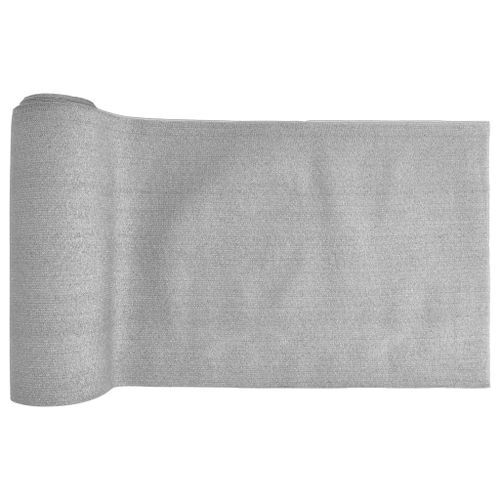 Filet brise-vue gris clair 1,8x25 m PEHD 150 g/m² - Photo n°2; ?>