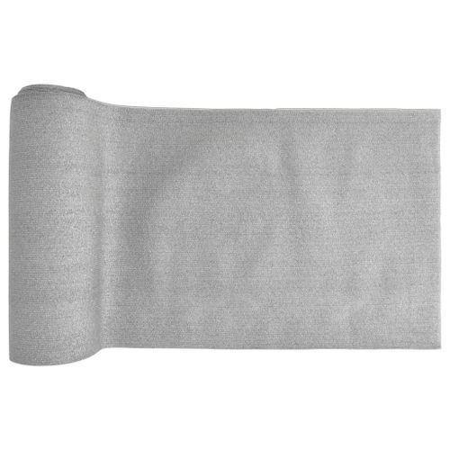 Filet brise-vue gris clair 1,8x25 m PEHD 75 g/m² - Photo n°2; ?>