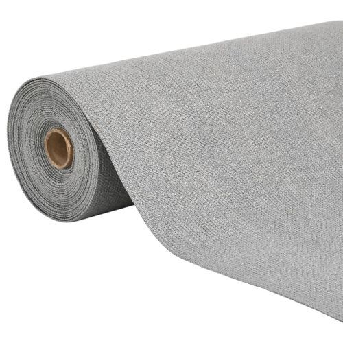 Filet brise-vue gris clair 2x10 m PEHD 195 g/m² - Photo n°2; ?>