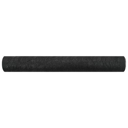 Filet brise-vue Noir 1,2x10 m PEHD 75 g/m² - Photo n°2; ?>