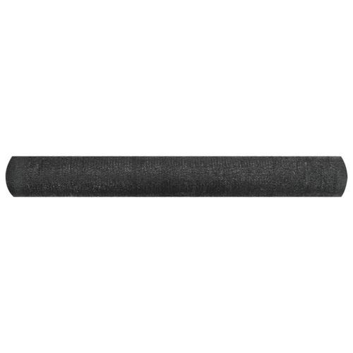 Filet brise-vue Noir 1,5x10 m PEHD 150 g/m² - Photo n°2; ?>