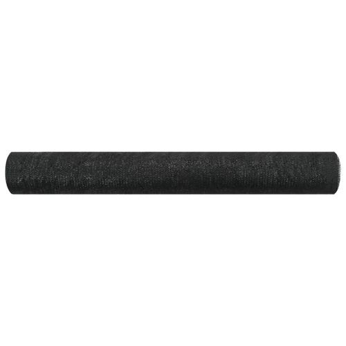 Filet brise-vue Noir 1x50 m PEHD 75 g/m² - Photo n°2; ?>