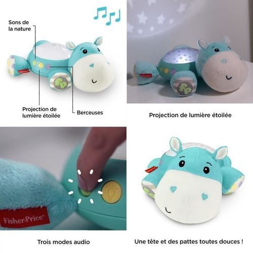 FISHER-PRICE Veilleuse Hippo Douce Nuit - Photo n°3; ?>