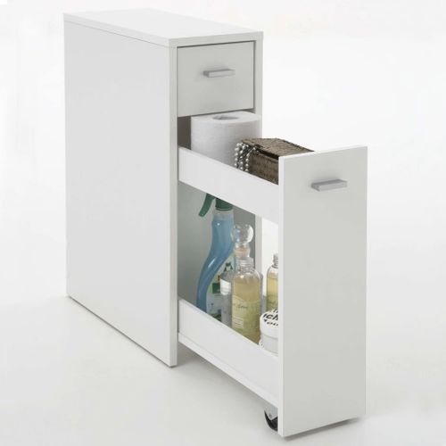 FMD Armoire avec 2 tiroirs 20x45x61 cm Blanc - Photo n°2; ?>