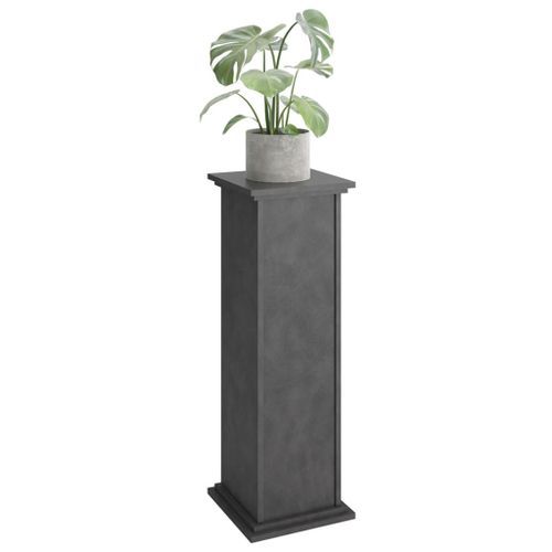 FMD Table d'appoint avec porte 88,5 cm gris - Photo n°2; ?>