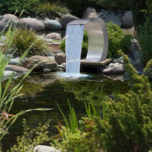 Fontaine cascade de piscine Acier inoxydable 45 x 30 x 60 cm - Photo n°3; ?>