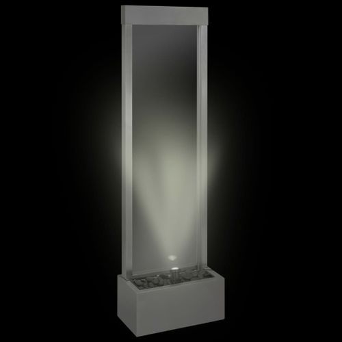 Fontaine de jardin Argenté 46x24x150 cm Acier inoxydable - Photo n°3; ?>