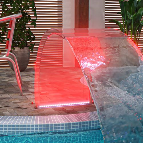 Fontaine de piscine avec LED RVB Acrylique 50 cm - Photo n°3; ?>