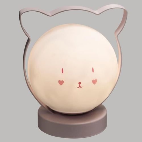 FOR KIDS Lampe a poser boule anse chat - Photo n°2; ?>