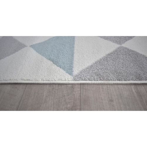 FORSA Tapis de salon en polypropylene - 120 x 160 cm - Bleu - Photo n°3; ?>