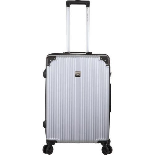 FRANCE BAG Set de 3 Valises 8 roues Multidirectionnelles ABS Gris - Photo n°2; ?>