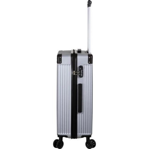 FRANCE BAG Set de 3 Valises 8 roues Multidirectionnelles ABS Gris - Photo n°3; ?>