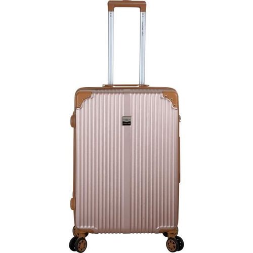 FRANCE BAG Set de 3 Valises 8 roues Multidirectionnelles ABS Taupe - Photo n°2; ?>