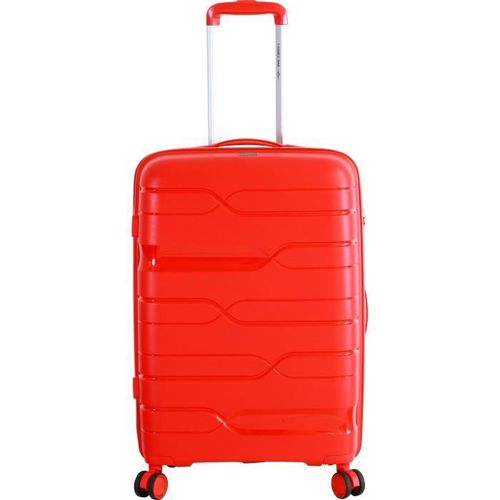 FRANCE BAG Set de 3 Valises 8 Roues Multidirectionnelles Polypropylene Rouge - Photo n°2; ?>
