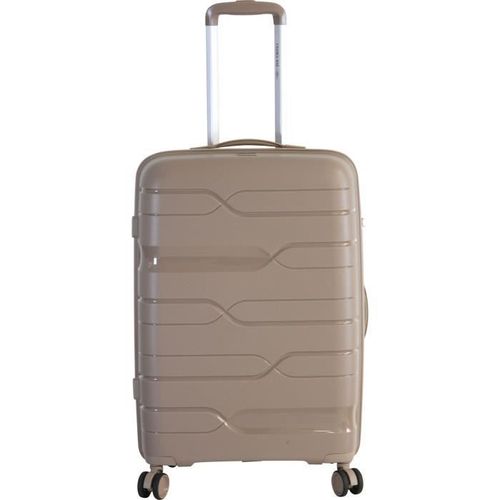 FRANCE BAG Set de 3 Valises 8 Roues Multidirectionnelles Polypropylene Taupe - Photo n°2; ?>