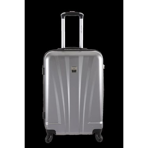 FRANCE BAG - Set de 3 valises ABS/POLYCARBONATE 8 roues Argent - Photo n°2; ?>