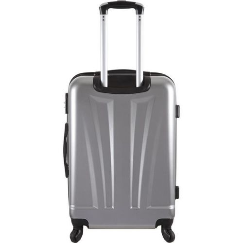 FRANCE BAG - Set de 3 valises ABS/POLYCARBONATE 8 roues Argent - Photo n°3; ?>