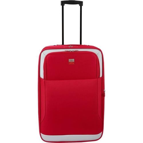 FRANCE BAG - Set de 3 valises extensibles 2 roues - Rouge - Photo n°2; ?>