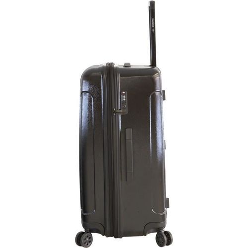 FRANCE BAG Valise 8 Roues Extensible Cadenas TSA Polycarbonate/ABS Noir - Photo n°2; ?>