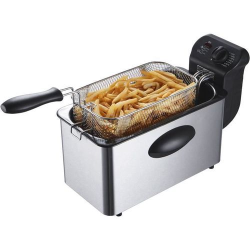 Friteuse 3 L CONTINENTAL EDISON CERFR3IN2 - 2000W - Inox - Photo n°2; ?>