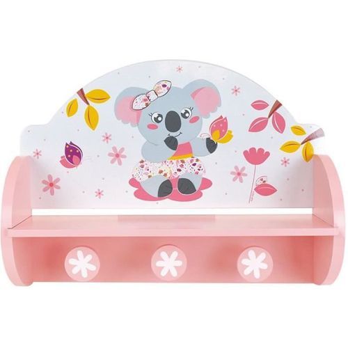 FUN HOUSE Mimi Cally Koala 713337 ETAGERE PORTEMANTEAU Dimensions : ± H. 33 x L. 46 x P. 15 cm pour enfant - Photo n°2; ?>