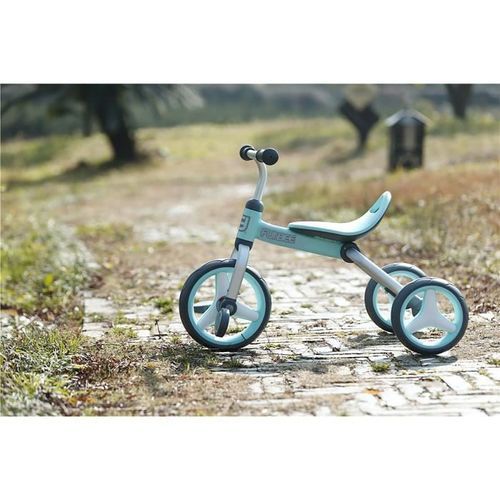 FUNBEE Porteur Tricycle 2 en 1 bleu clair Pour Enfant - Photo n°3; ?>
