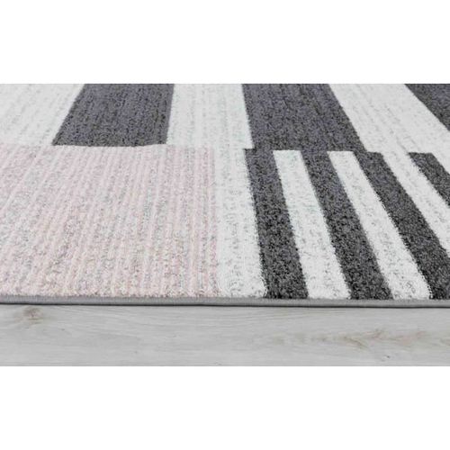 GALA Tapis de salon en polypropylene - 160 x 230 cm - Rose - Motif Design - Photo n°3; ?>