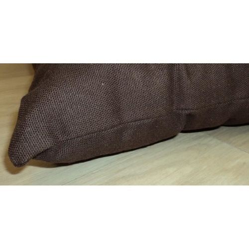 Galette de chaise 8 points 40x40x4 cm CHOCOLAT - Photo n°3; ?>