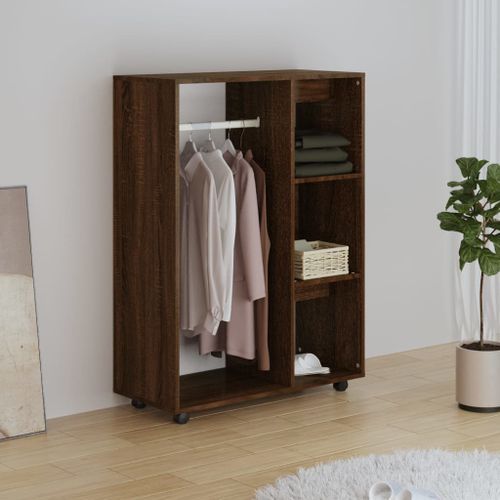 Garde-robe Chêne marron 80x40x110 cm Bois d'ingénierie - Photo n°3; ?>