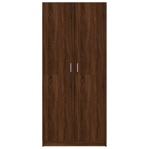 Garde-robe Chêne marron 80x52x180 cm Bois d'ingénierie - Photo n°3; ?>