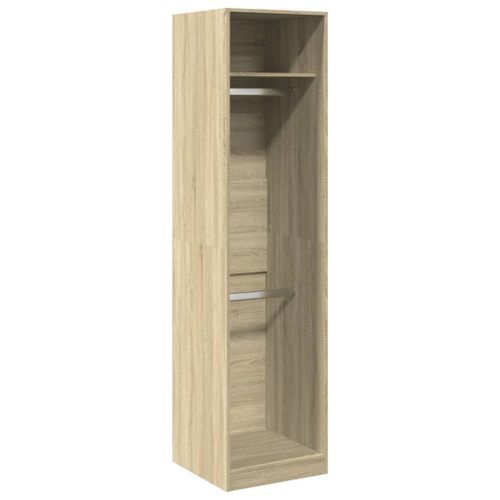 Garde-robe Chêne sonoma 50x50x200 cm Bois d'ingénierie - Photo n°2; ?>