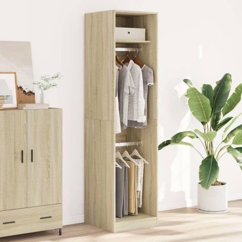 Garde-robe Chêne sonoma 50x50x200 cm Bois d'ingénierie - Photo n°3; ?>